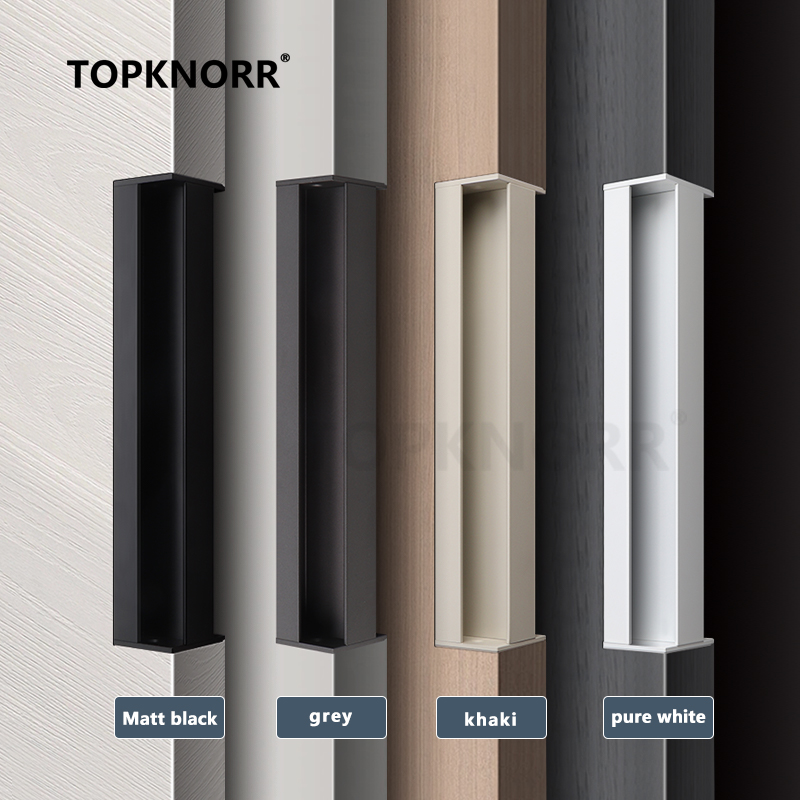 Furniture Hardware Parts - Zakdeur Zijhandgreep Mobiele deur Onzichtbare handgreep