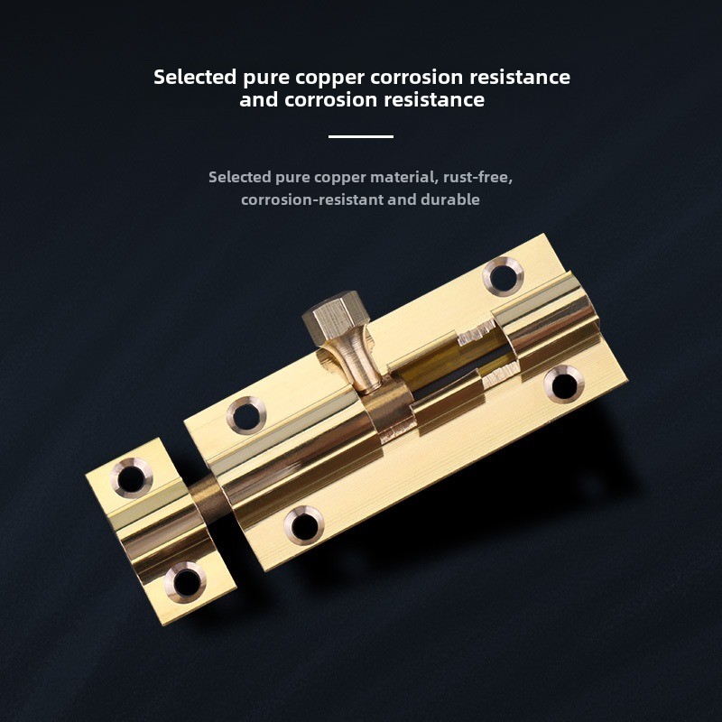 Barrel Bolt Slide - 1PCS Messing Deuren Slide Latch Lock