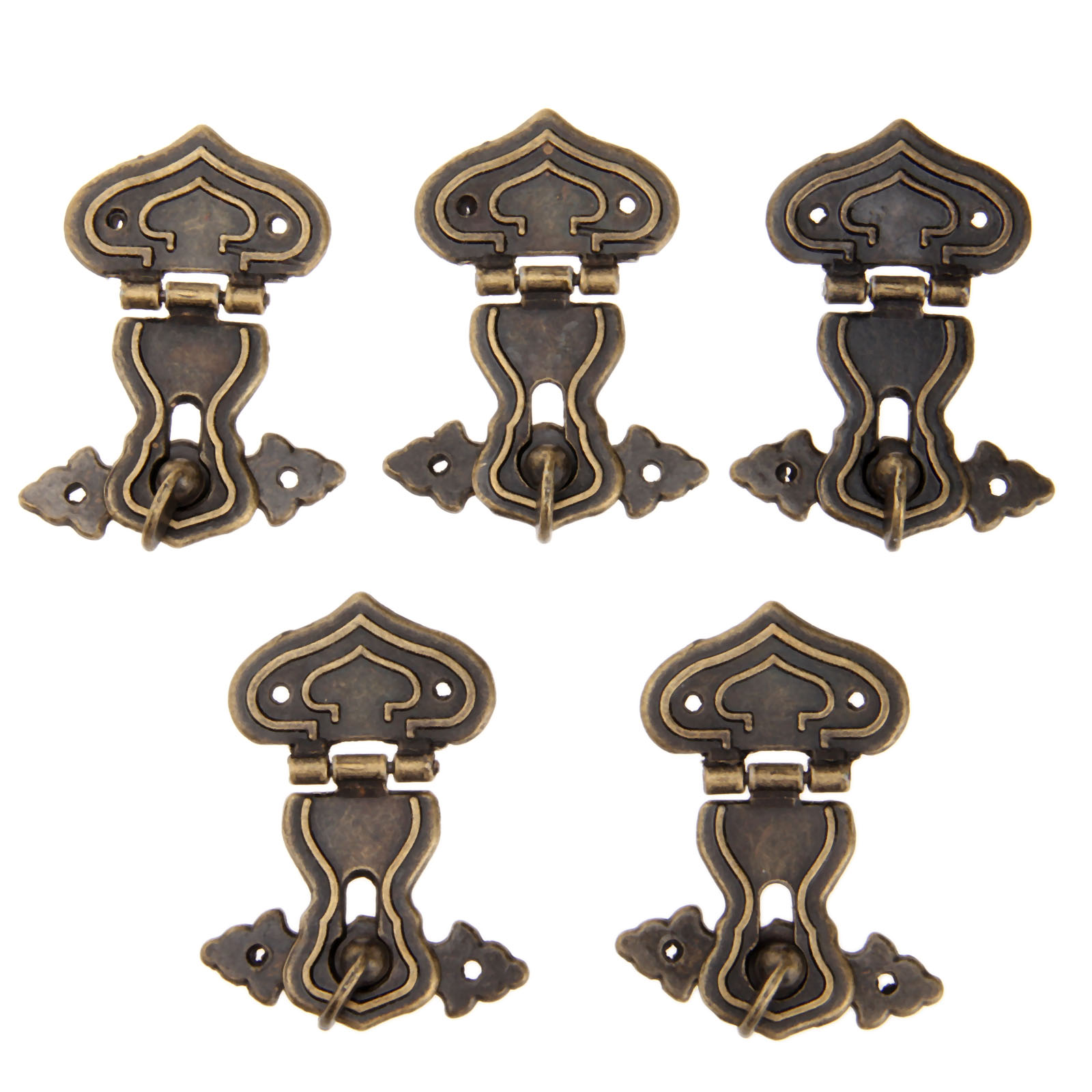 Furniture Hook Hardware - 5Pcs 63X47Mm Antieke Metalen Lock Decoratieve