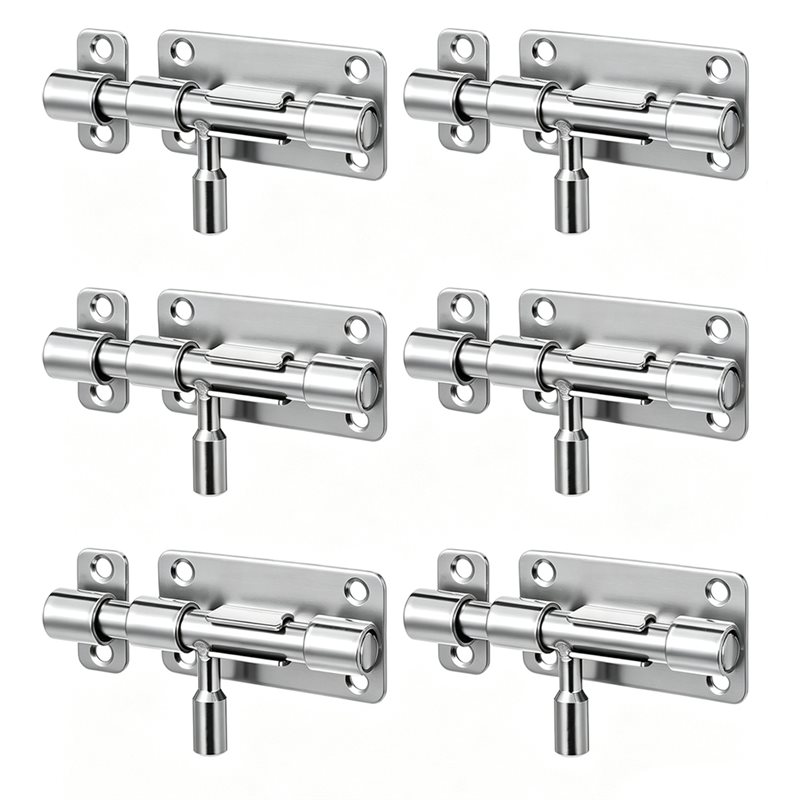 Barrel Bolt Slide - ABRU-For Schuur Schutting Garage 6-delige deurvergrendeling