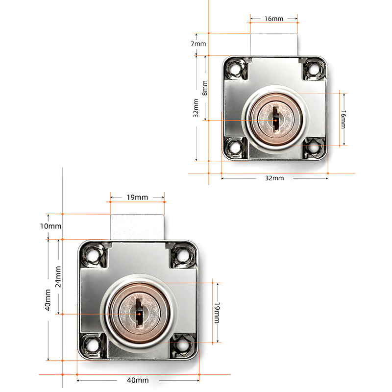 ^Ladesloten met 2 sleutels Kas - Furniture Hardware Cam Lock recensie en prijs
