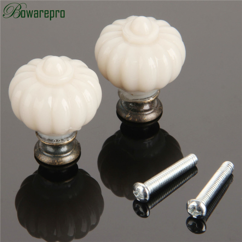 1Pc Acryl Ivoor Wit Pompoen Ka - Furniture Hardware Bolts recensie en prijs