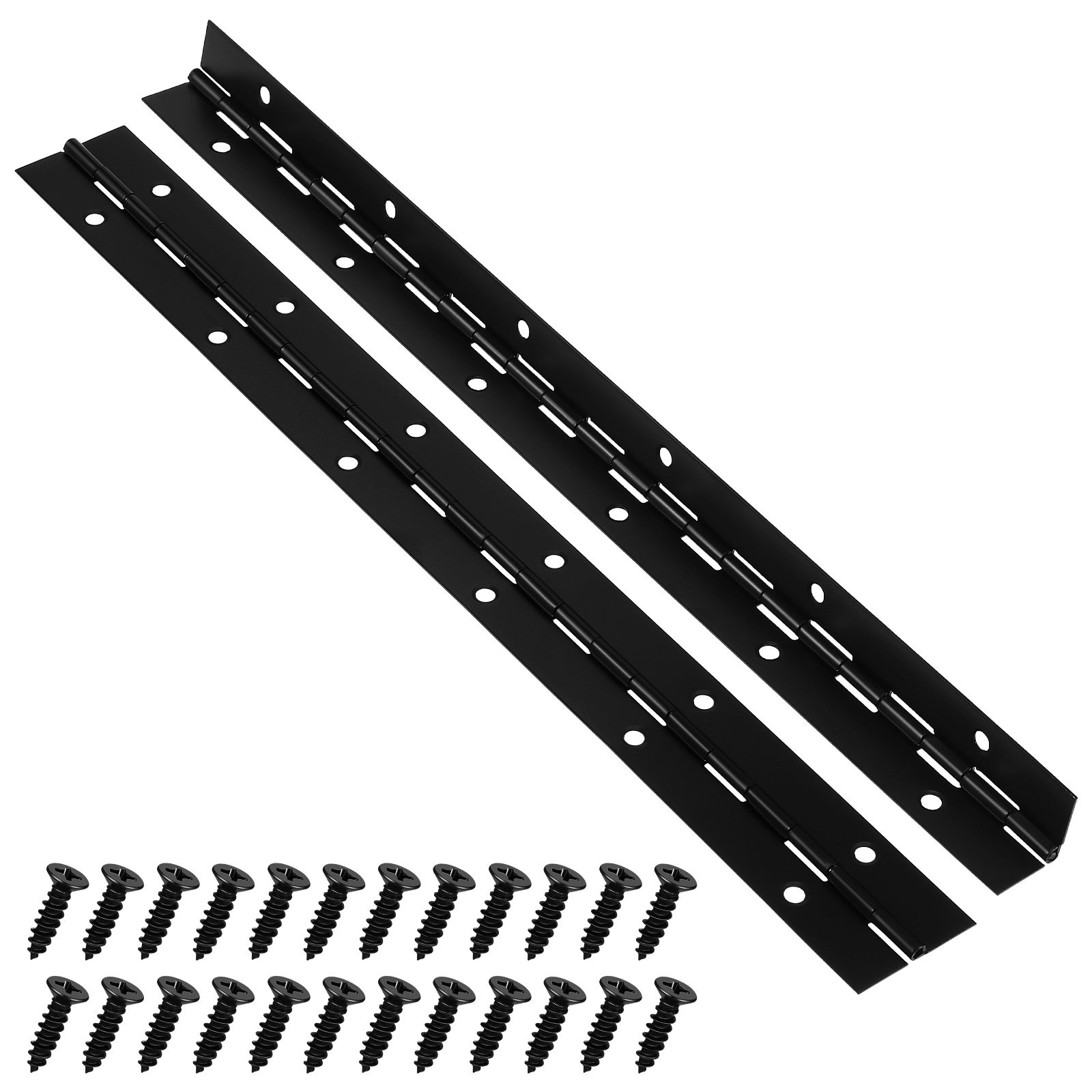 2 stuks zwarte ijzeren pianosc - Piano Hinge Continuous recensie en prijs