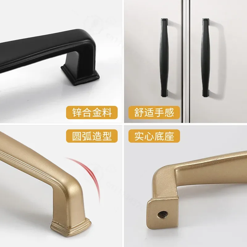 Yijia Zwarte Kastdeurgreep Een - Furniture Hardware Wholesale recensie en prijs