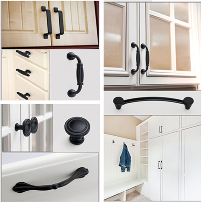 Zwarte handgrepen voor meubelk - Restoration Hardware Furniture Used recensie en prijs
