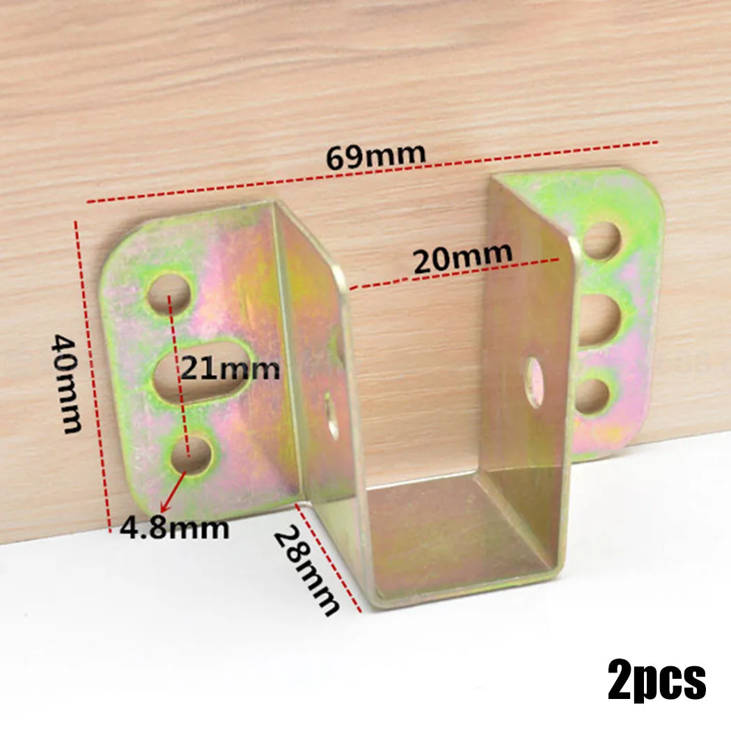 2 stks U-vormige Metalen Bedbe - Furniture Hook Hardware recensie en prijs