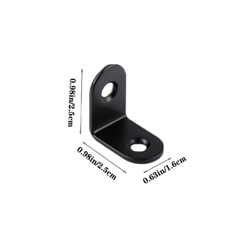 12 stuks zwart metalen haakse  - Used Furniture Hardware recensie en prijs