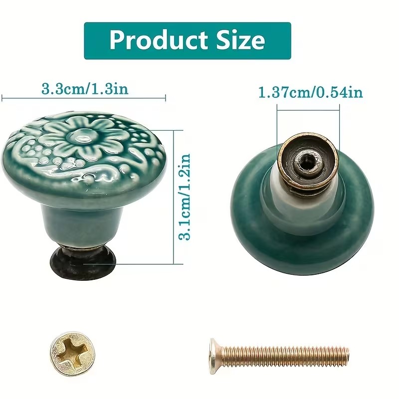 12 stuks keramische kastknoppe - Furniture Hardware Bolts recensie en prijs