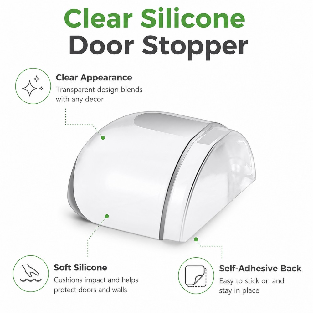 Transparante siliconen deursto - Furniture Hardware Parts recensie en prijs