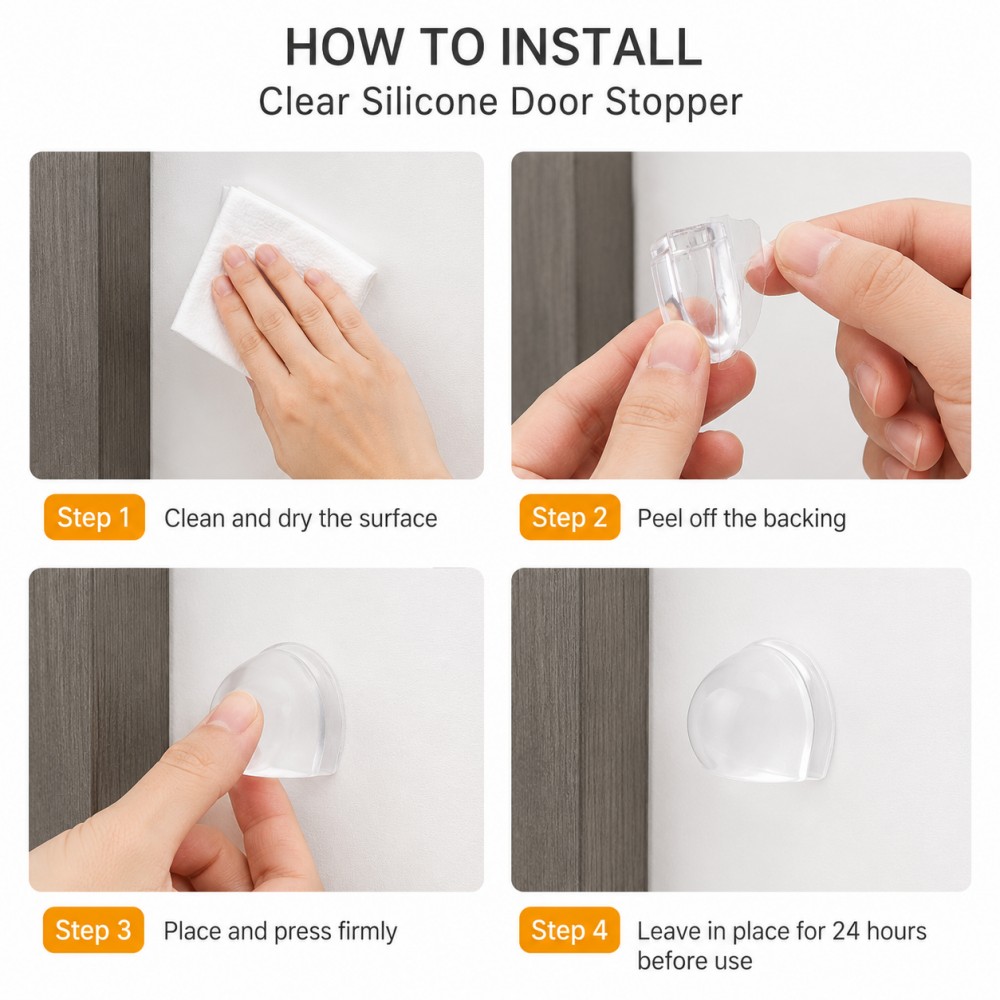 Transparante siliconen deursto - Furniture Hardware Parts recensie en prijs