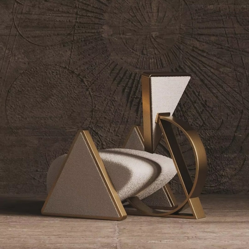 Moderne metalen driehoekige lo - Used Furniture Hardware recensie en prijs
