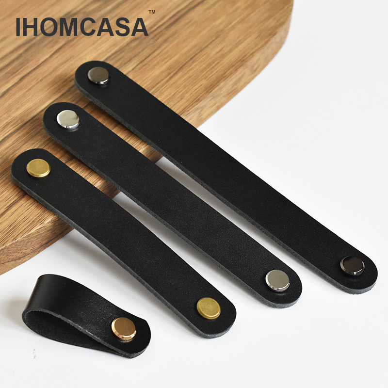 IHOMCASA Zwart Lederen Knoppen - Restoration Hardware Furniture Used recensie en prijs