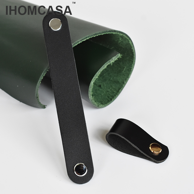 IHOMCASA Zwart Lederen Knoppen - Restoration Hardware Furniture Used recensie en prijs