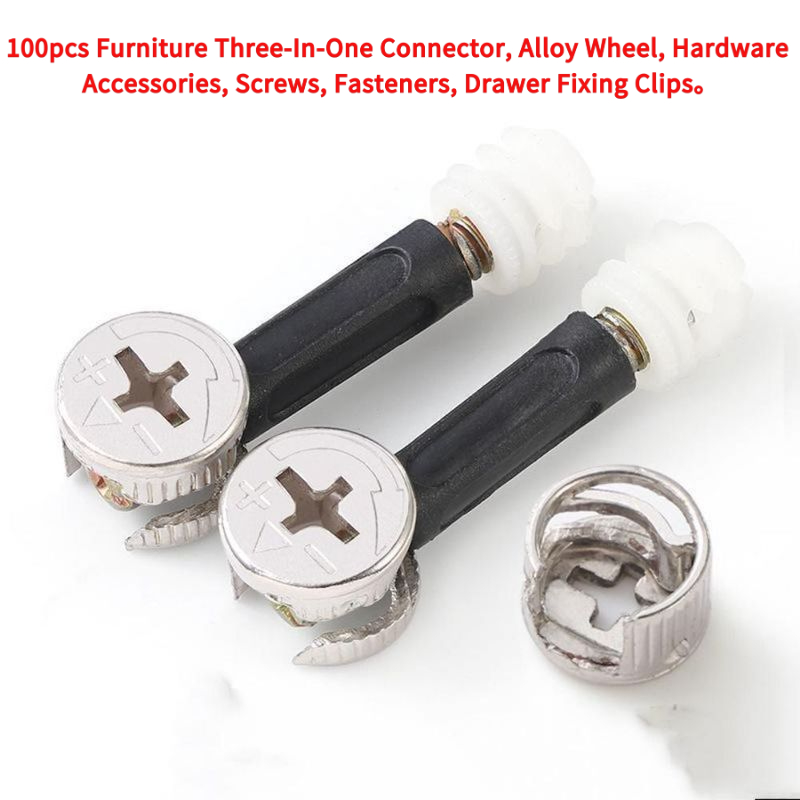 100 stuks meubelconnector drie - Furniture Hardware Fasteners recensie en prijs