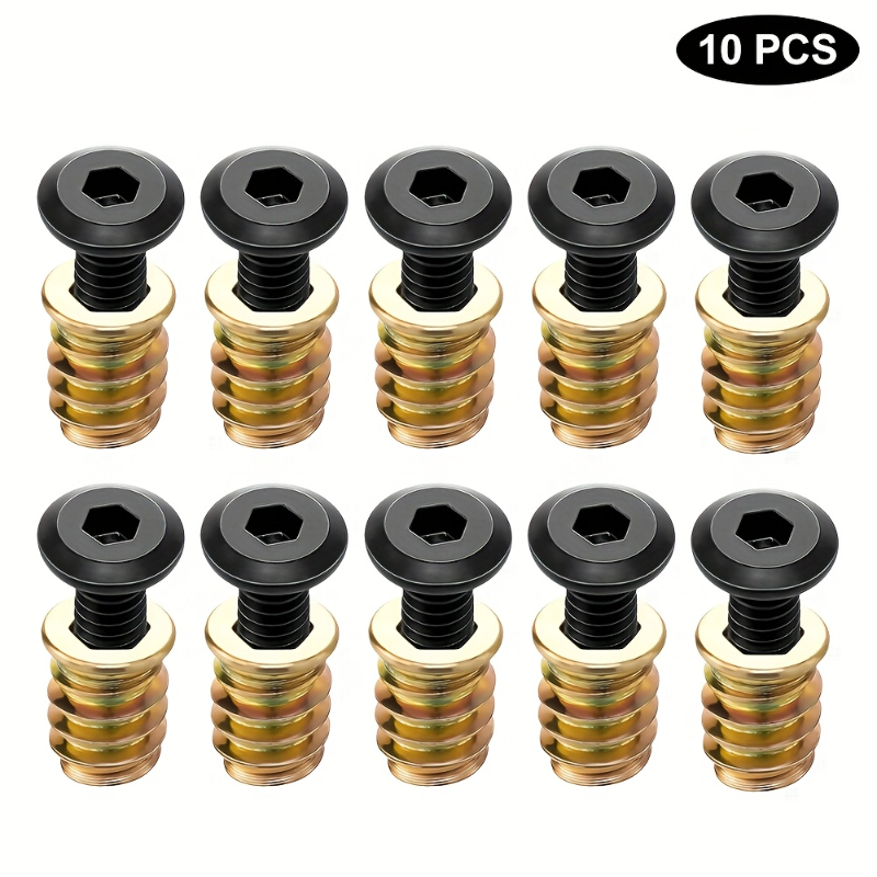 10PCS Moer Schroefdraad Insert - Furniture Hardware Fasteners recensie en prijs