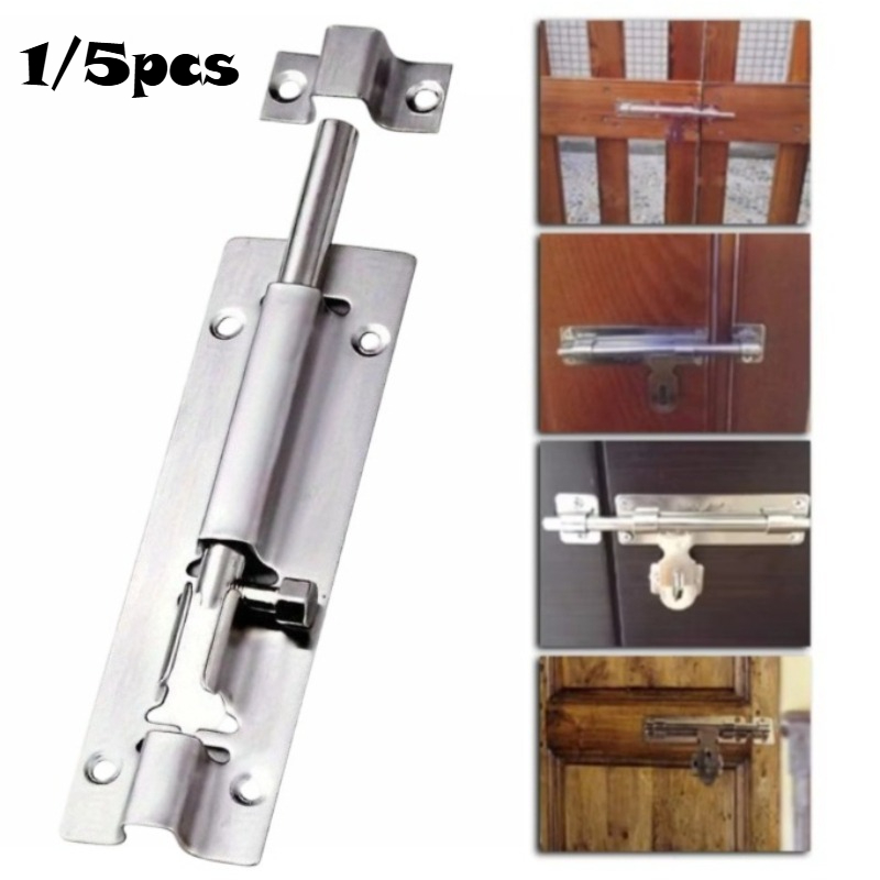 1/5 stuks roestvrijstalen deur - Barrel Bolt Slide recensie en prijs