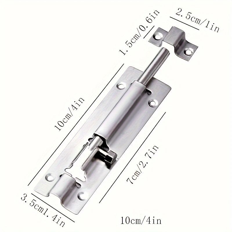 1/5 stuks roestvrijstalen deur - Barrel Bolt Slide recensie en prijs
