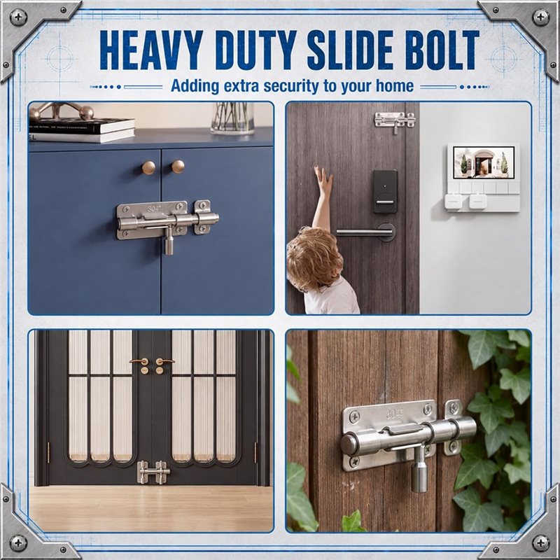 ABRU-For Schuur Schutting Gara - Barrel Bolt Slide recensie en prijs