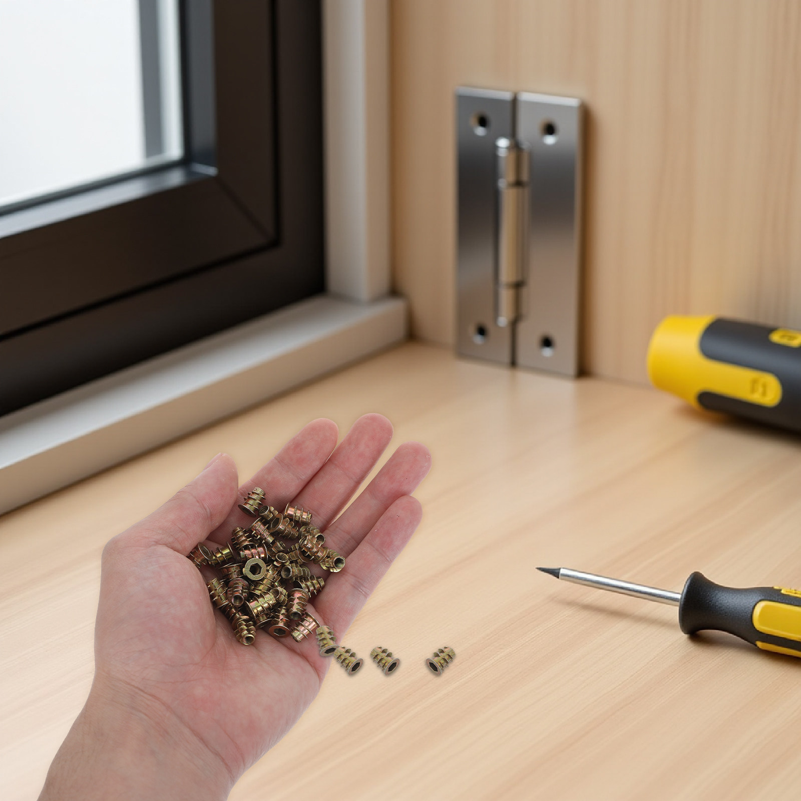 200 stuks zeskantige inzetmoer - Furniture Hardware Fasteners recensie en prijs